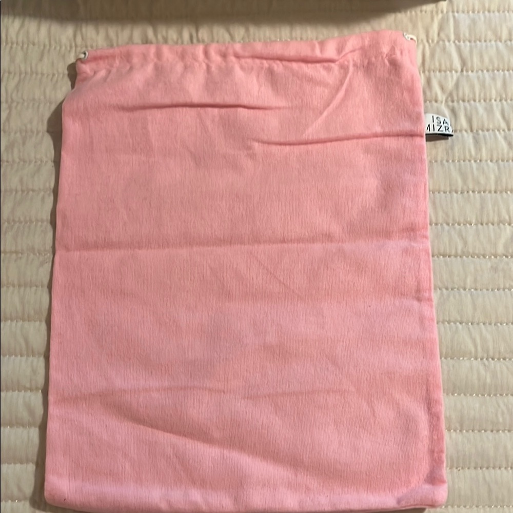 Isaac Mizrahi Pink Storage Pouch - Picture 2 of 9